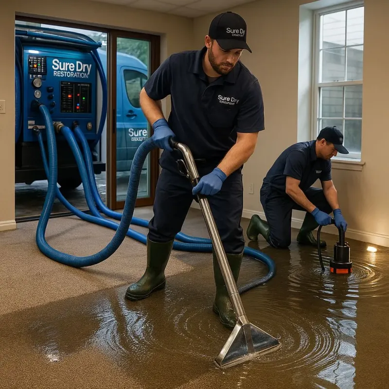 Water Extraction and Removal process in Pennsburg, PA